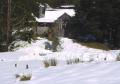 Cradle Mountain in snow and mist