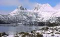Cradle Mountain in snow